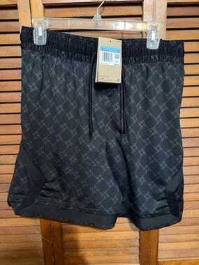 Jordan Black Patterned Athletic Shorts
